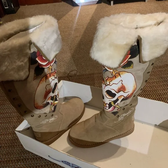 Ed hardy boots - Picture 3 of 4